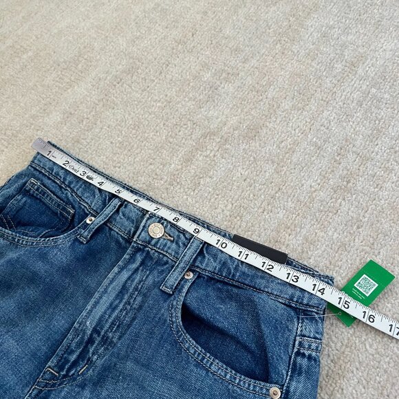 NWT Gap High Rise Wide Leg Blue Jeans 4/27R - Picture 8 of 11